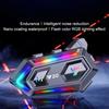 Motorradhelm-Headset BT5.3 Rauschunterdrückung Bunte Lichter Kopfhörer IPX6 Wasserdichte Unterstützung