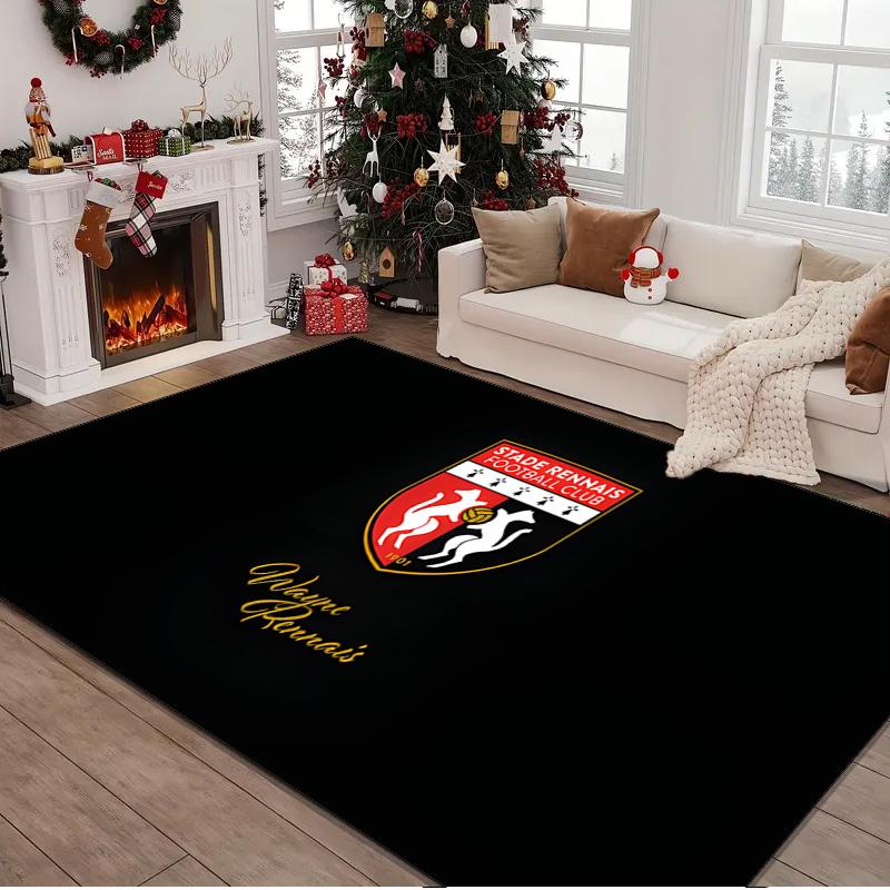1PC rug Stade Fc Emblem Carpet, Chair Rug,Area Rug for Office Bedroom living rooms bedroom, Doormat decor Christmas fan gifts