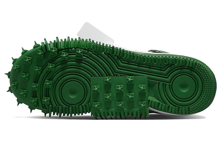 Nike X Off White Air Force 1 Mid Sp Pelle 'Pine Green' DR0500-300