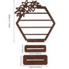 1PC Earring Stand Holder Easy to Assemble Hollowed Out Flower Suitable for Earrings Jewelry Storage Stand Ear Clips
