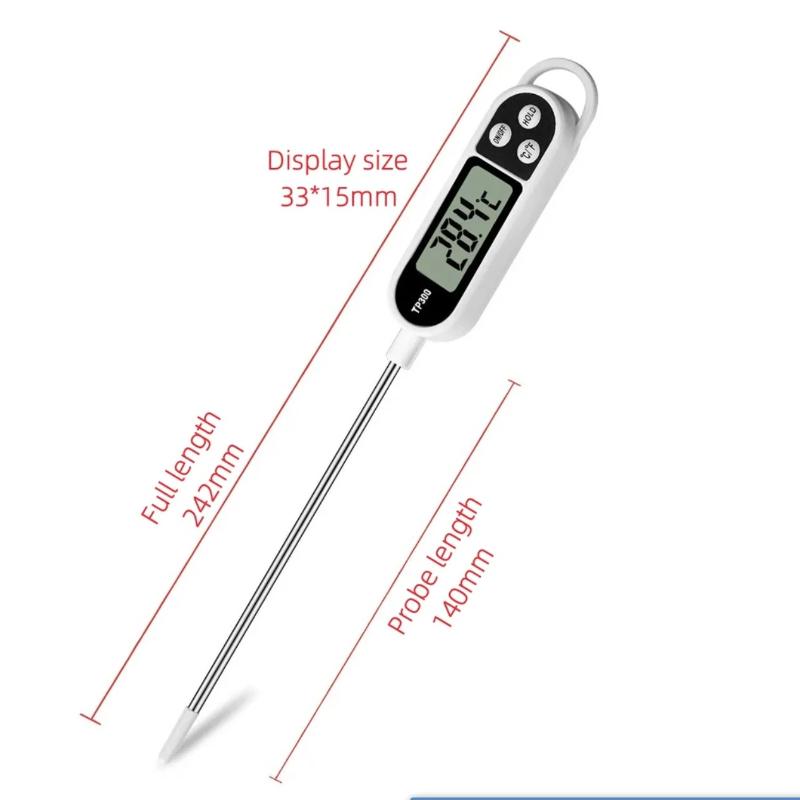 1PCS Food Thermometer TP300 Digital Kitchen Thermometer For Meat Cooking Food Probe BBQ Electronic Oven Kitchen Tools Portable