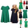 Elegante Abito in Pizzo Stile Europeo Abito Corto Svasato Vita Alta
