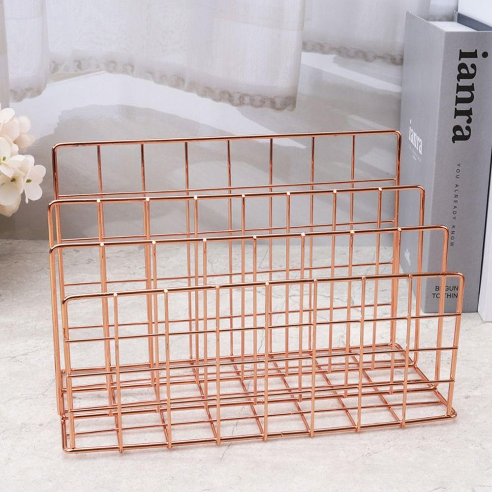 Multicolor Magazine Organiser Shelf Multi-porpose Book Rack Iron Bookshelf Livingroom Bedroom