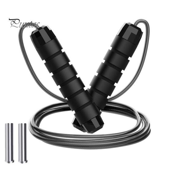 300CM Steel Wire Skipping Rope Adjustable Non-slip Handle Tangle-Free Physical Testing Weight Training Students Kids Adults Fitness Jump Rope