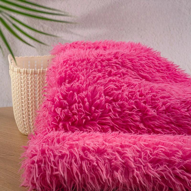 50x160cm Imitation Rabbit Fox Animal Costume Fursuit Fur Plush Fabric Counter Display Background Plush Fabric DIY Handmade