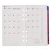 Nouritsu Bindex Planner 2026 April Bible Monthly Calendar with BD056 Refill, Start, Size, Index,