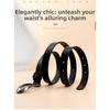Mei Mary Handmade Braided Leather Belt, Top Grain Cowhide Women's Belt, Full Grain Genuine Leather Belt