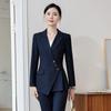 Women's High-End Striped Suit Set - Autumn 2024 Fashion, Elegant Professional Wear, Formal Goddess Style