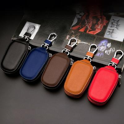 Unisex Dámská Pánská Taška na klíče od auta na zip Pouzdro Pás na zavěšení Klíčenky Kožená Závěsná Klíčenka Klíčenky Příslušenství