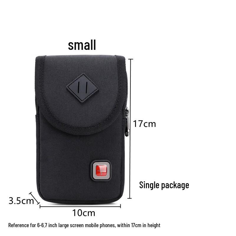 MDNG Swiss Waterproof Vertical Phone Belt Bag for Men