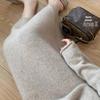 Elegant High-Waisted Women's Knit Skirt - Slimming, Mid-Length, Hip-Hugging, Soft & Glutinous for Autumn and Winter