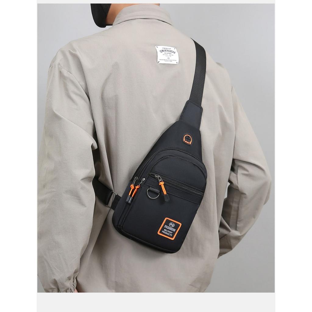 Męska torba na klatkę piersiową, torebka, lekka płócienna tkanina, torba crossbody na ramię, stylowa, casualowa, męskie saszetki biodrowe, męska torba na klatkę piersiową, na wyjścia i do ćwiczeń