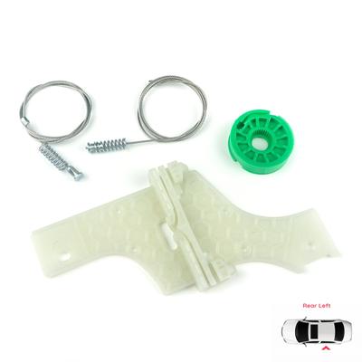 BWR1163 Kit de Reparo do Regulador de Janela Traseiro Esquerdo para Peugeot 508 MK1 W23 8D 8E 2010-2018 4/5 Portas 9223H6
