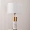 Nordic Luxury Marble Desk Lamp Personality Creative Bedside Lamp Retro Bedroom Villa Living Room Postmodern Decorative Desk Lamp