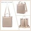 Rucsac îmbunătățit pentru A4 Tote PC PU Going [Shaelyka] 3-way Femei, Elegant, Popular, Compatibil, Ușor, Impermeabil, Navetă, Școală, Stil,