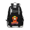 Large Capacity Schoolbag with Shoulder Strap; Student Three-piece Pencil Case Set