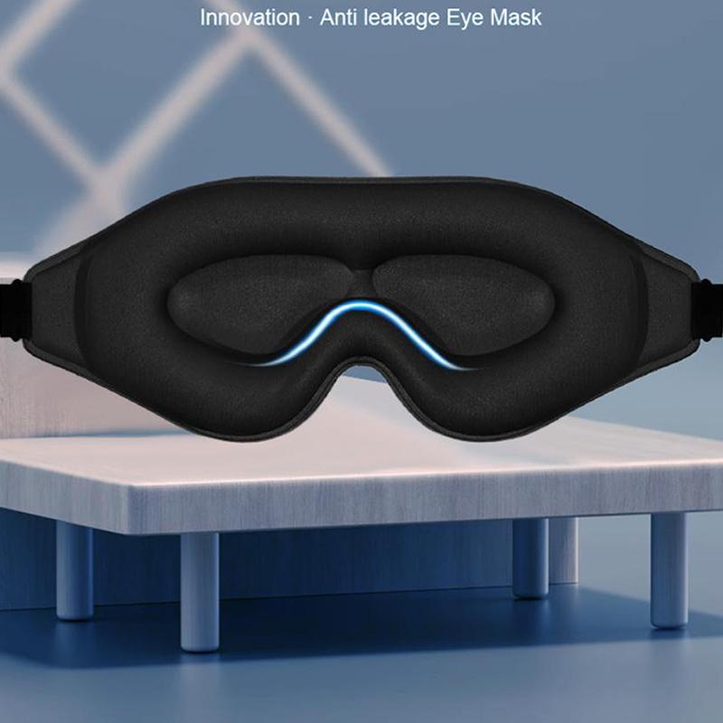 Máscara de Dormir 3D Máscara de Olhos para Dormir Para Mulheres Homens Copa Contornada Venda Noturna Luxo Bloqueio de Luz Cobertura para os Olhos Moldada Sombra para os Olhos