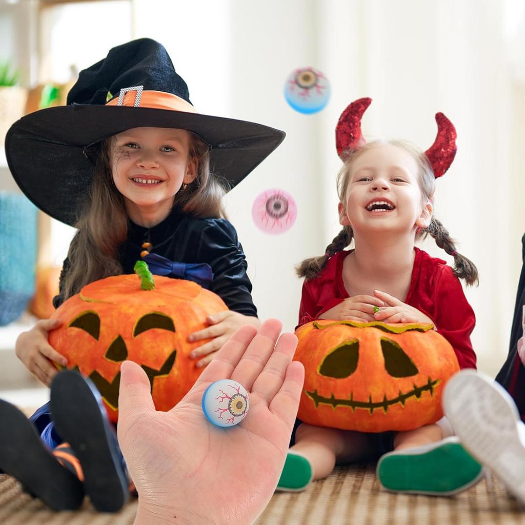 Eye Balls - Bouncy Balls Eye Shaped Toy Halloween Bouncing Eyeballs Eyeballs Halloween Decor Stress Ball Fake Eye Halloween Plastic Eyeballs for