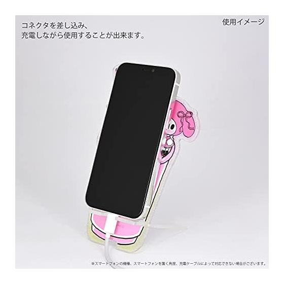 Gourmandise Sanrio Characters Die-Cut Acrylic Smartphone Stand, My Melody, SANG-127MM, Pink