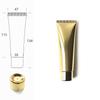 Gold High-Gloss Aluminum Plastic Tube for Sunscreen & Cleansing Cream - 50g
