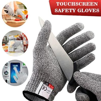 Work Gloves - Ezlife - Cut-Resistant - Level 5 - Standard En 388 - Kitchen, Gardening, DIY
