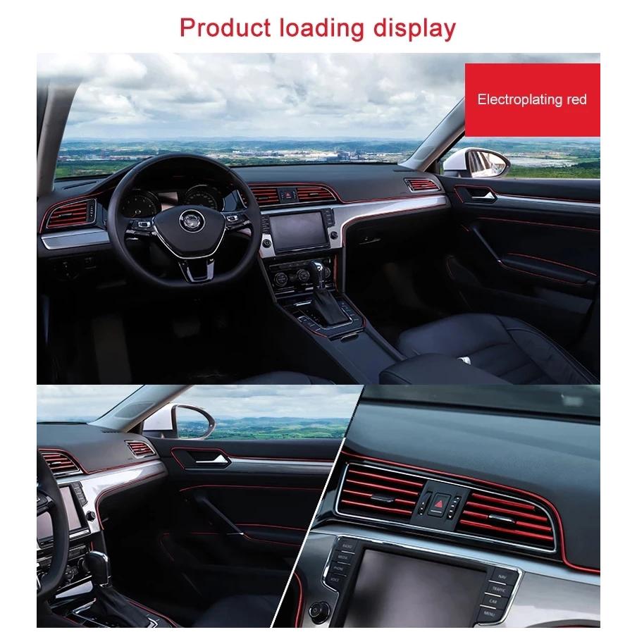 Universal Auto Moulding Dekoration Flexible Streifen 5M Innen Auto Leisten Auto Abdeckung Trim-Dashboard Tür Auto Styling