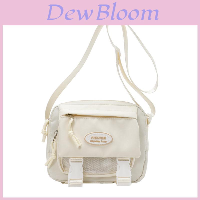 Borsa a tracolla carina in stile scolastico per ragazze con materiale in nylon per l'uso quotidiano