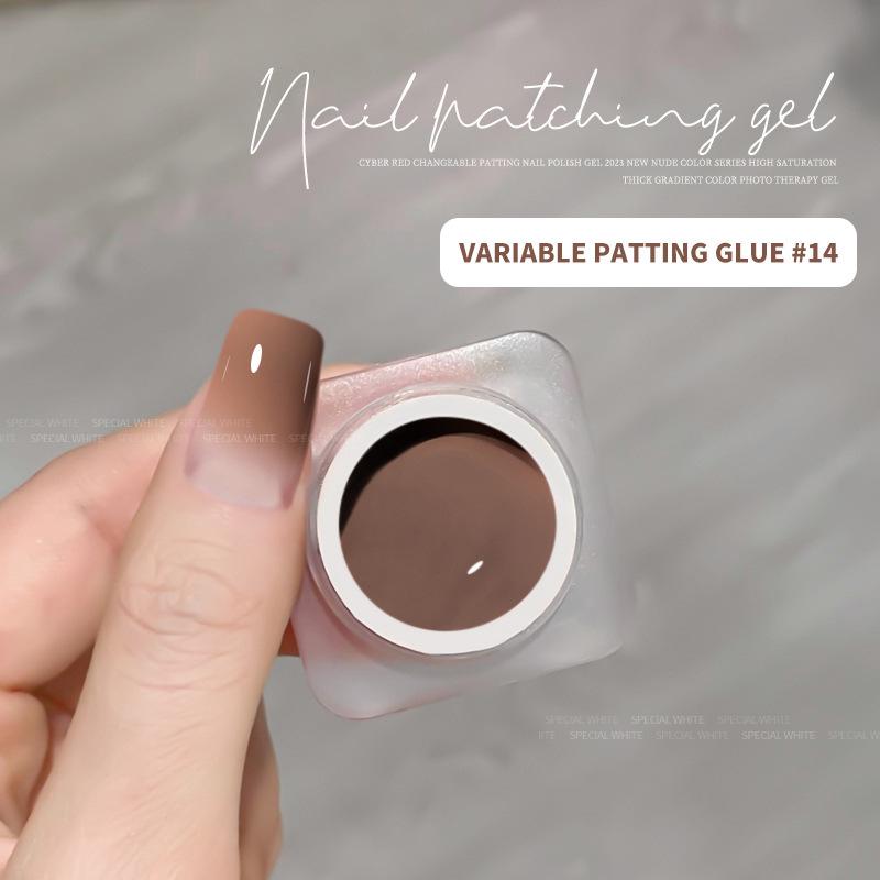 20-Color Summer Gradient Blush Gel: Versatile No-Wash Semi-Solid Nail Art