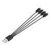 1Pcs 4 In 1 Multi-Usb C Splitter Charging Cord For Huawei Tablet Laptop Pc Usb Type C Fast Charging Data Cables