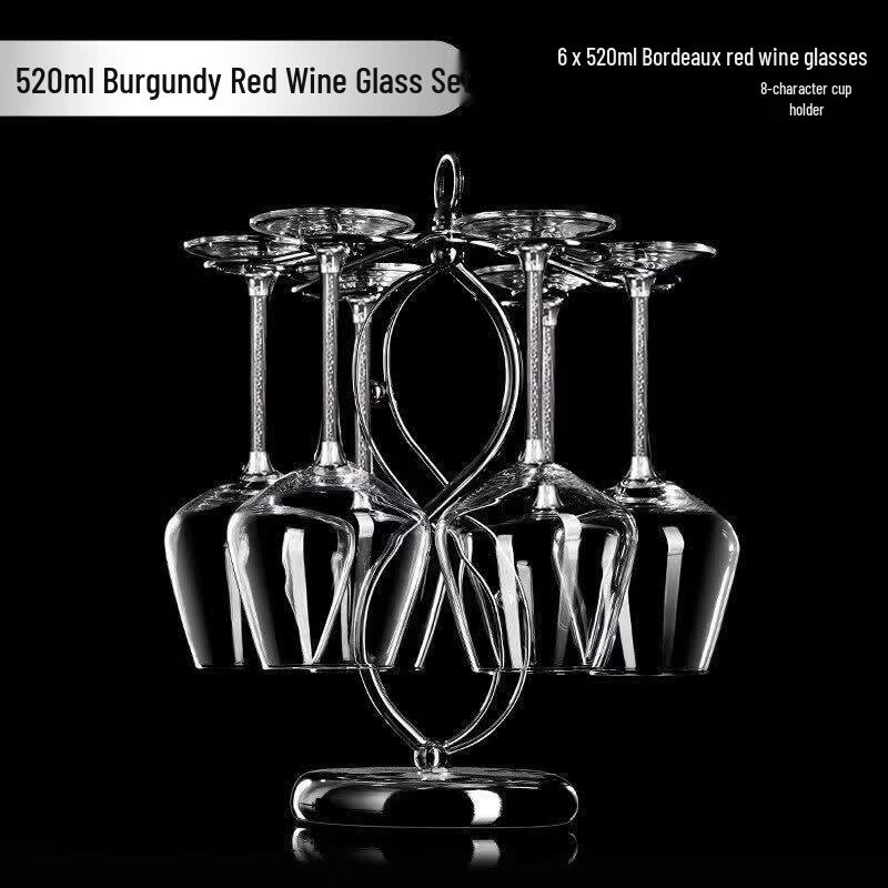 European Light Luxury Crystal Red Wine Set