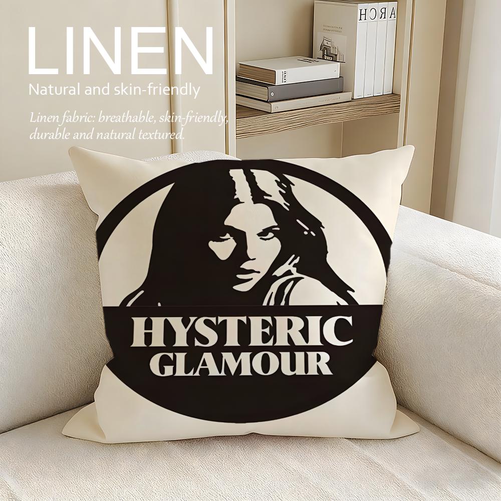 Brand Hysteric Glamour Cushion Cover Pillowcase Set Pcs x x Breathable Washable Sofa Cushion Cover