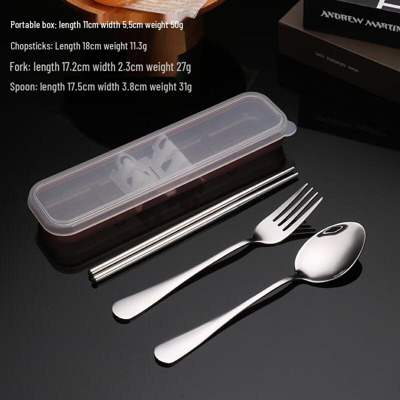 Ruhan Stainless Steel Portable Cutlery Set