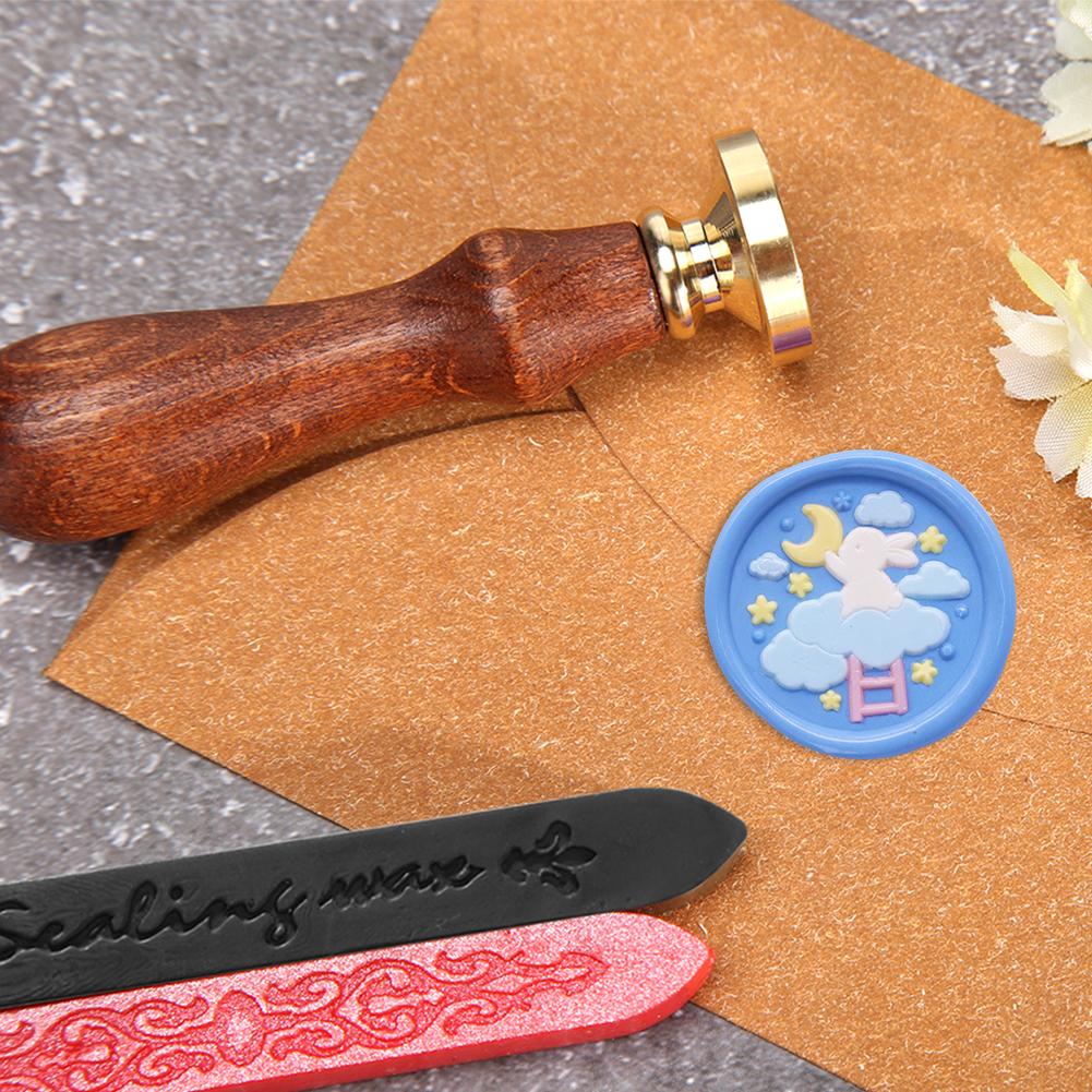 AU Animal Series Stamp Head Classic Vintage Stamps Print Head for Gift Scrapbook