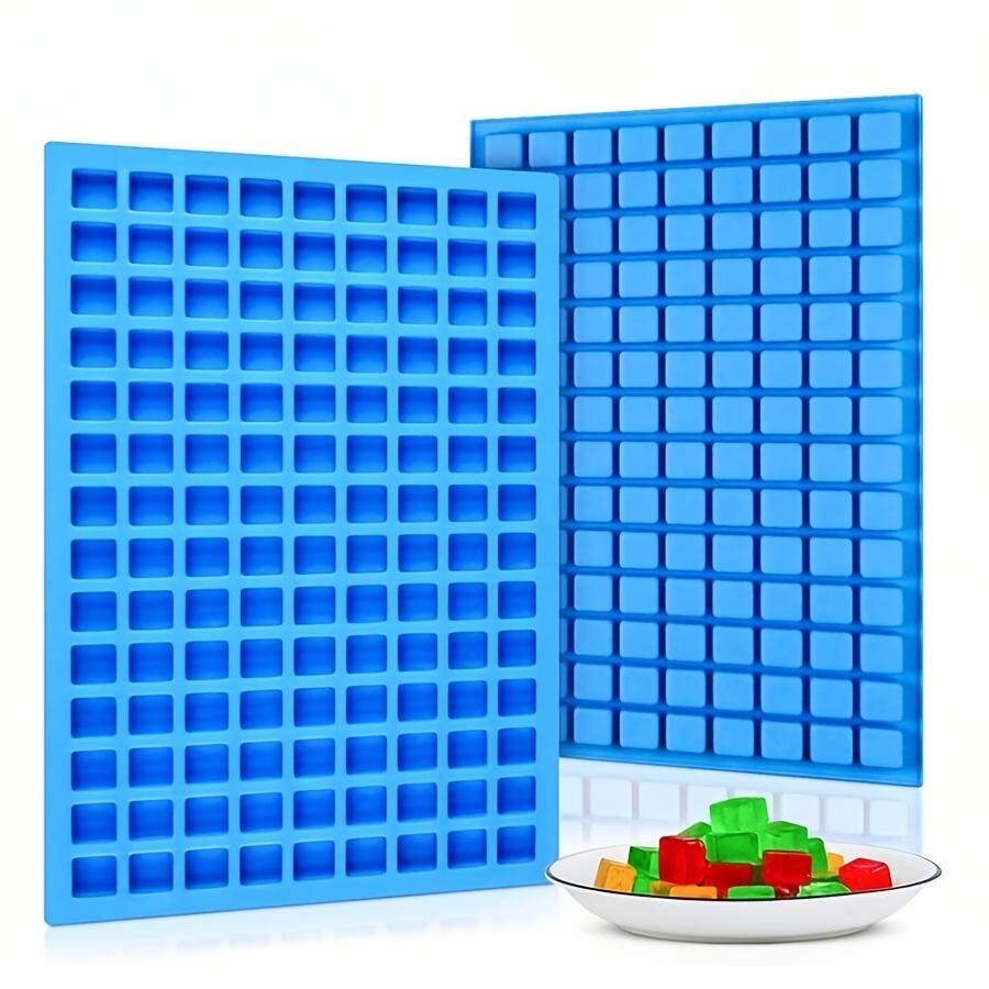 126 Grid Ice Cube Silicone Mold for Making Square Candies-Ideal for Hard Candy,Chocolate,Gummies,Caramel,Ganache,And Ice Cubes