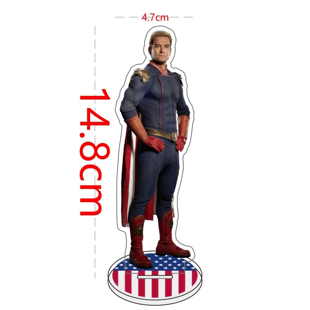 

Hot The Boys TV Show Acrylic Stands Homelander Billy Butcher Starlight Figure Stand Keyring Desk Decor Hero Display Fans Gift 15 cm