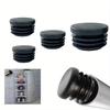 10pcs 30mm Black Plastic Pipe Plugs - for Chairs, Tables, Chair Legs, and Floor Circular End Caps Chair Leg Plugs