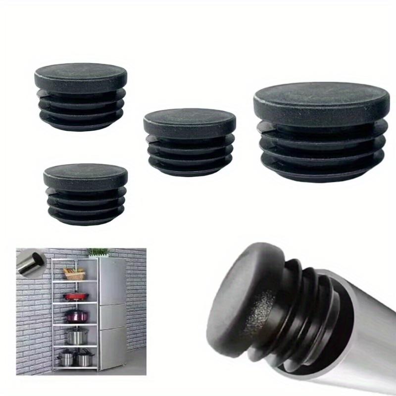 10pcs 30mm Black Plastic Pipe Plugs - for Chairs, Tables, Chair Legs, and Floor Circular End Caps Chair Leg Plugs