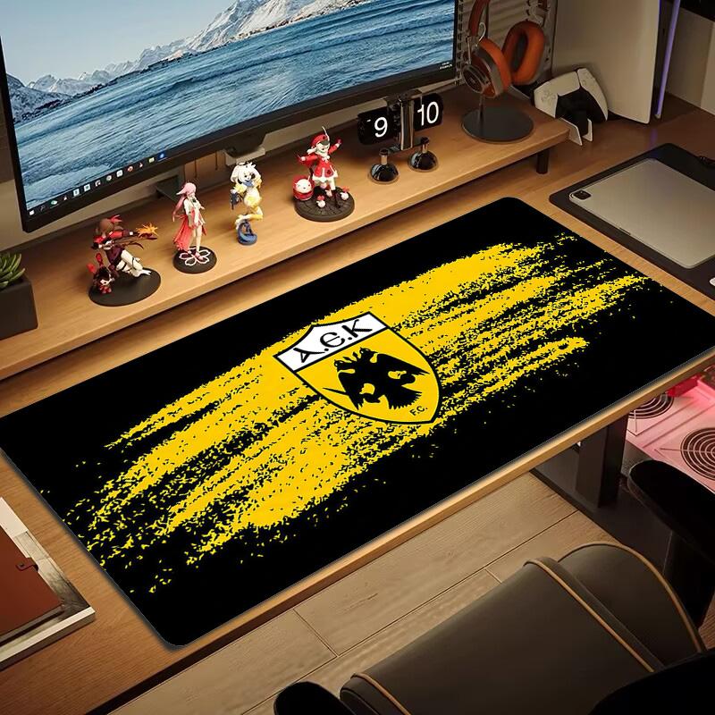 A.E.K. FC Lace Solid Color Mouse Pad Large Gaming Table Cushion Non-slip Laptop Tablet Big Mousepad XXL Mat Mini PC Playmat With Lock edge