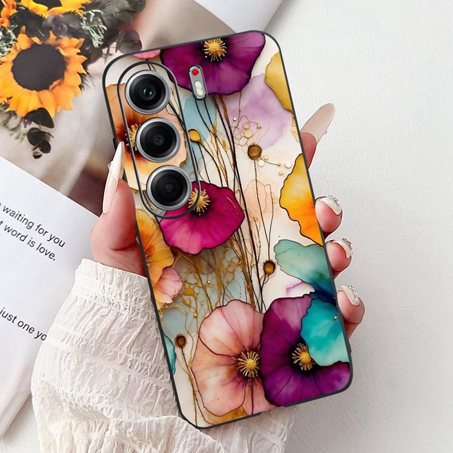 For Tecno Camon 40 Pro 5G Case CM7 Cute Cat Cool Painted TPU Soft Silicone Back Cover For Tecno Camon40 Camon 40Pro Phone Cases