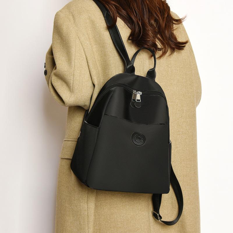 Oxford Multifunktionaler Rucksack Einfarbig Damen Große Kapazität Wasserdicht Reise-Rucksack