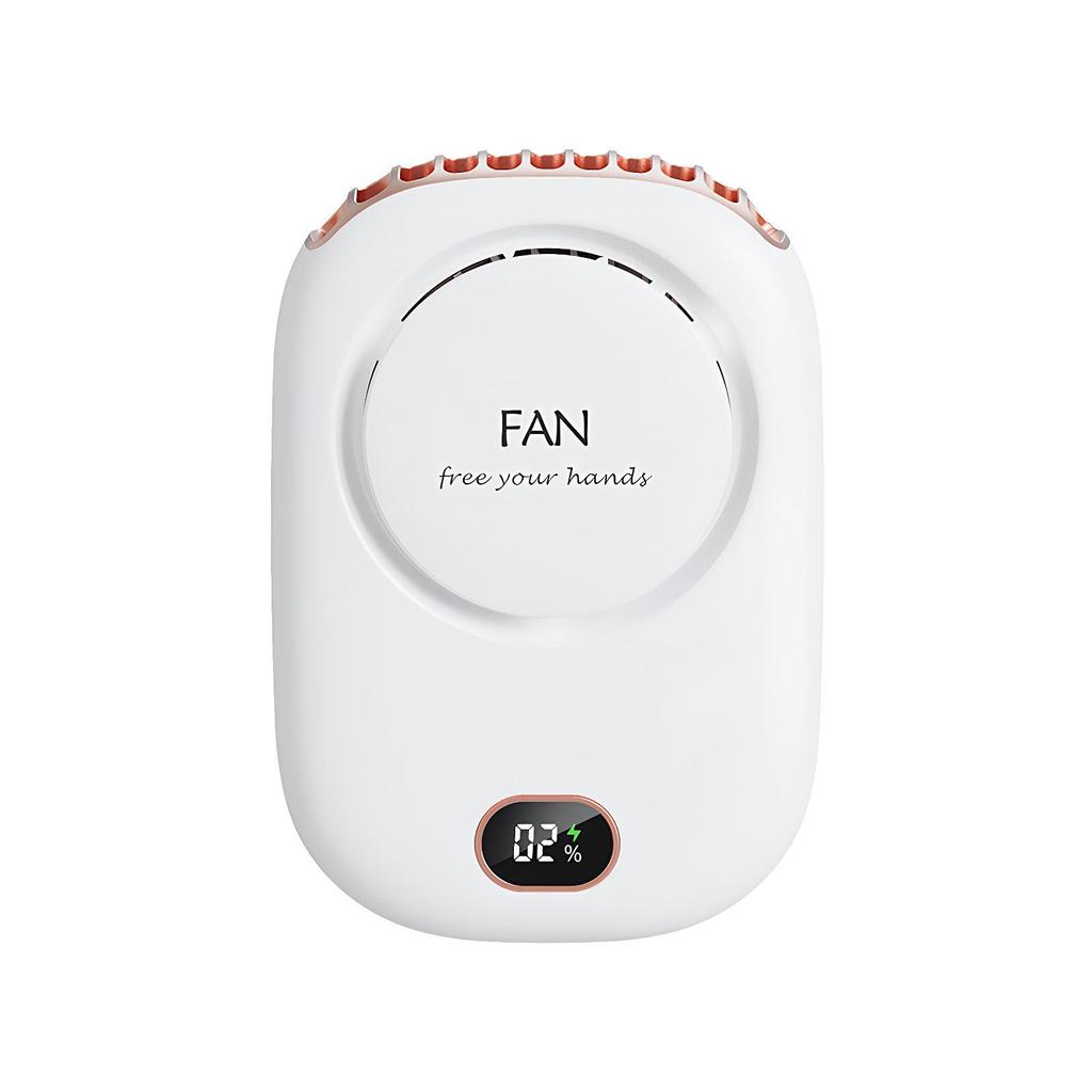 2026 Portable USB Rechargeable Silent Neck & Desktop Fan for Outdoor & Dorm Use