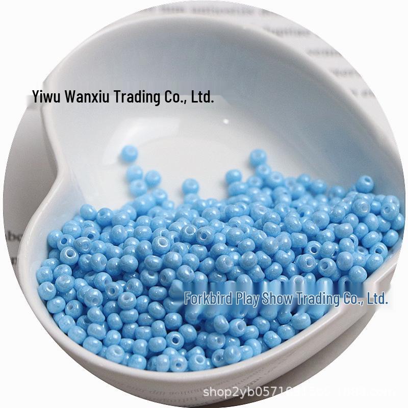 3mm Solid Color Glass Seed Beads for Handmade Jewelry & DIY Crafts