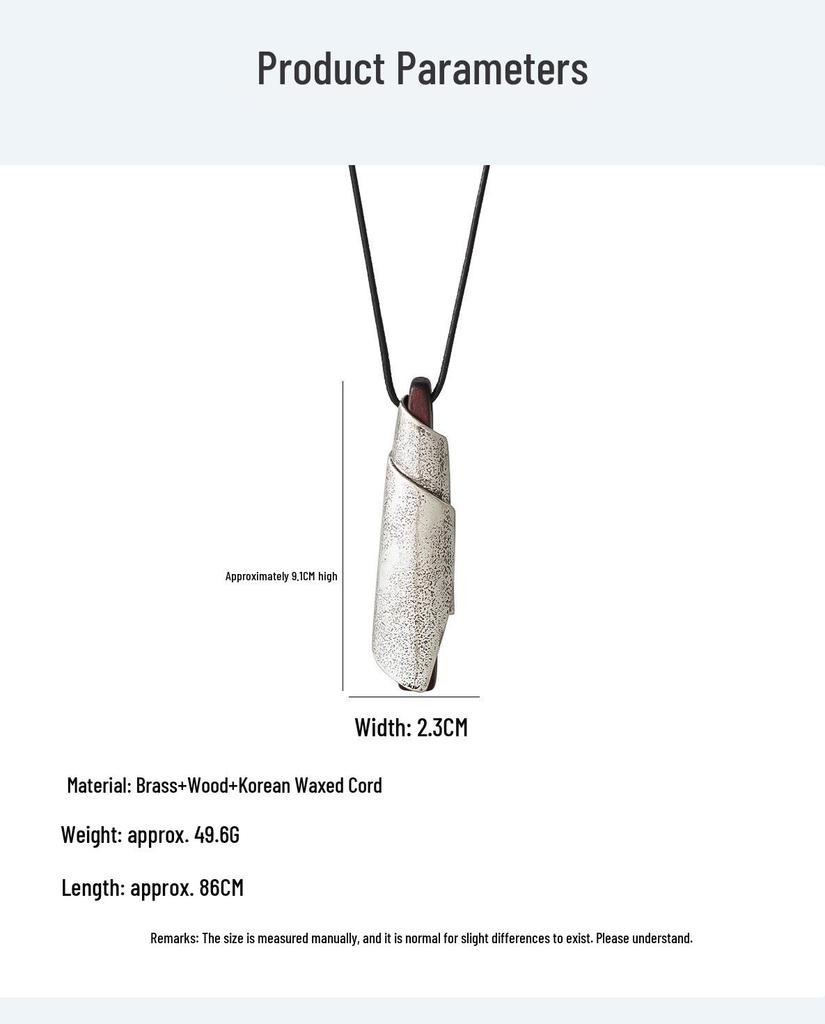 Vintage-inspirierte hölzerne Winterpfeifen-Halskette