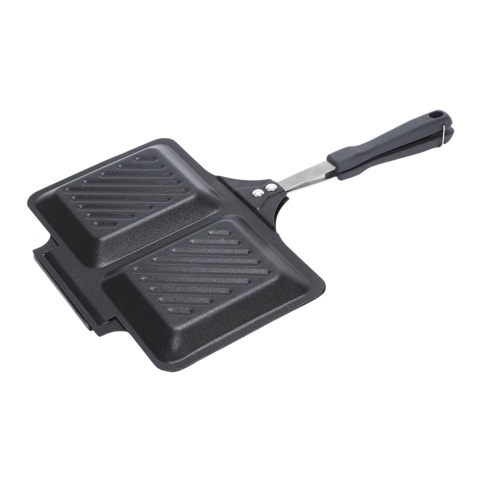 

Double Sided Frying Pan Sandwich Maker Breakfast Indoor Skillet Pancake Griddle for Cafe Restaurant Waffle Outdoor Omelette
