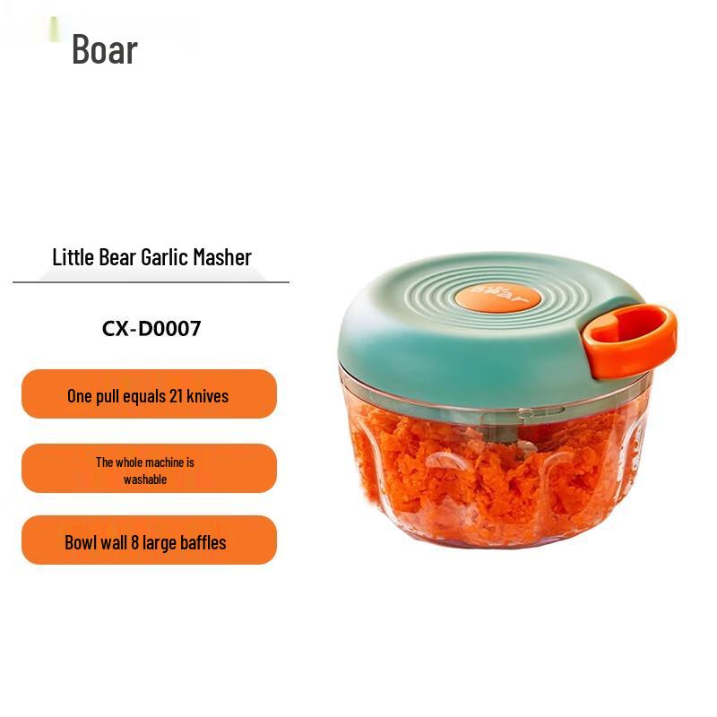 Little Bear Manual Garlic Press & Food Chopper