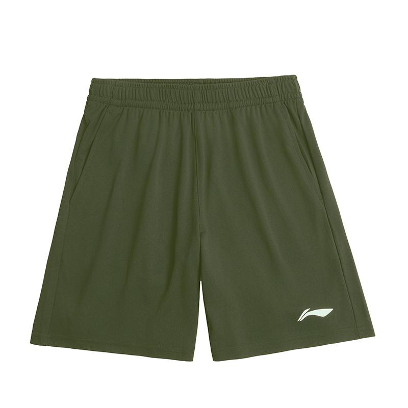 Li-Ning Campus Series Simple Brand Logo Comfortable Quick-Dry Short Sleeve Versatile Tied Five-Point Pants Casual Sports Suit Men suit YATV051-4