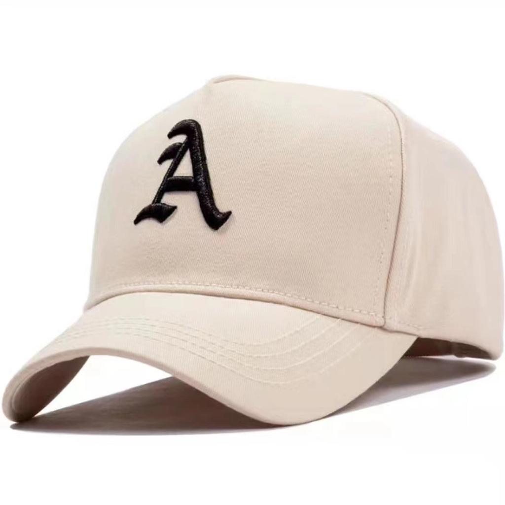 Summer Fashion A Letter Embroidery Baseball Caps Spring and Autumn Outdoor Adjustable Casual Hats Sunscreen Hat