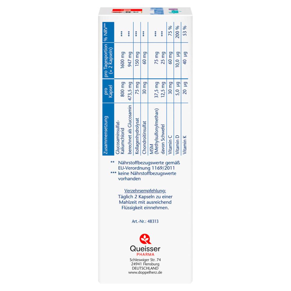 Doppelherz Glucosamine 1600(1550) Capsules 100 Tablets
