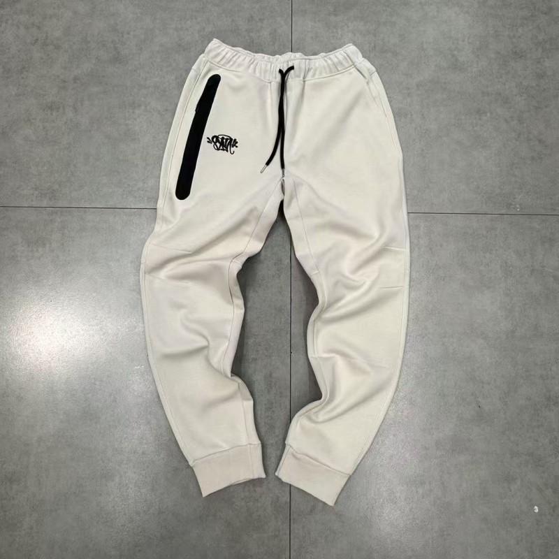 Completo da uomo Streetwear con felpa e pantaloni jogger, casual, vestibilità larga, in cotone, tuta sportiva