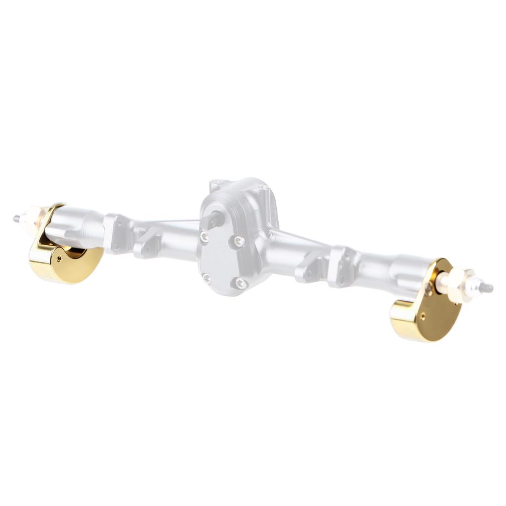 DashRC Front Rear Axle Knuckle Weights for SXC24, Heavy Axle Brass Knuckle Weights Upgrades for 1/24 RC Crawler SCX24, 4PC